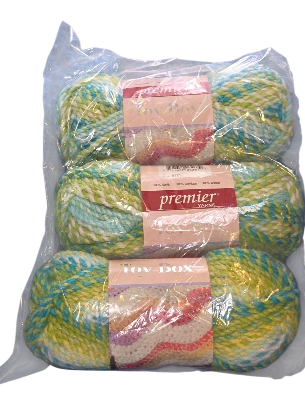 Premier Toy Box Hula Hoop #1056-04 Yarn Lot 3 Discontinued Bulky HTF